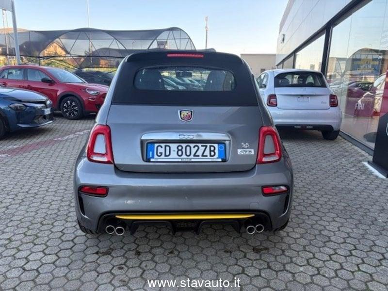 Abarth 595 595 C 1.4 Turbo T-Jet 165 CV Pista - Scarico Record Monza, Pinze freno Gialle e Dischi freno