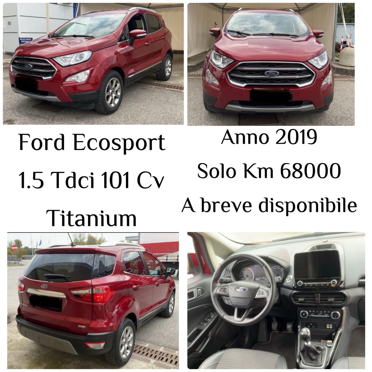 Ford EcoSport 1.5 TDCi 100 CV Titanium-Km68000-