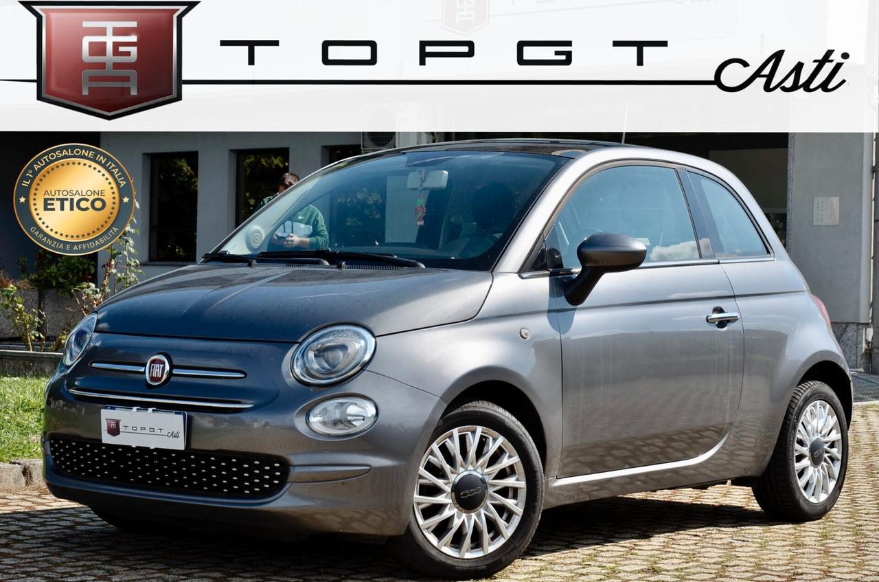 FIAT 500 1.2 LOUNGE 69cv , TUTTI SERVICE FIAT, EURO 6D, TETTO, A/C, PERMUTE