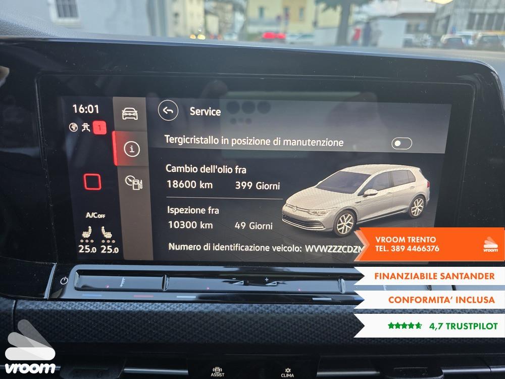 VOLKSWAGEN Golf 8ª serie Golf 1.0 TSI EVO Life