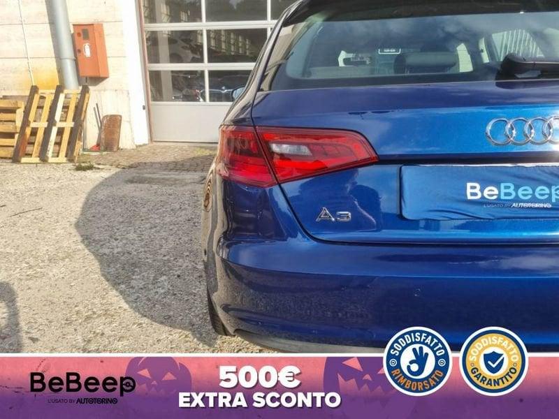 Audi A3 SPORTBACK 1.6 TDI AMBIENTE 110CV S-TRONIC E6