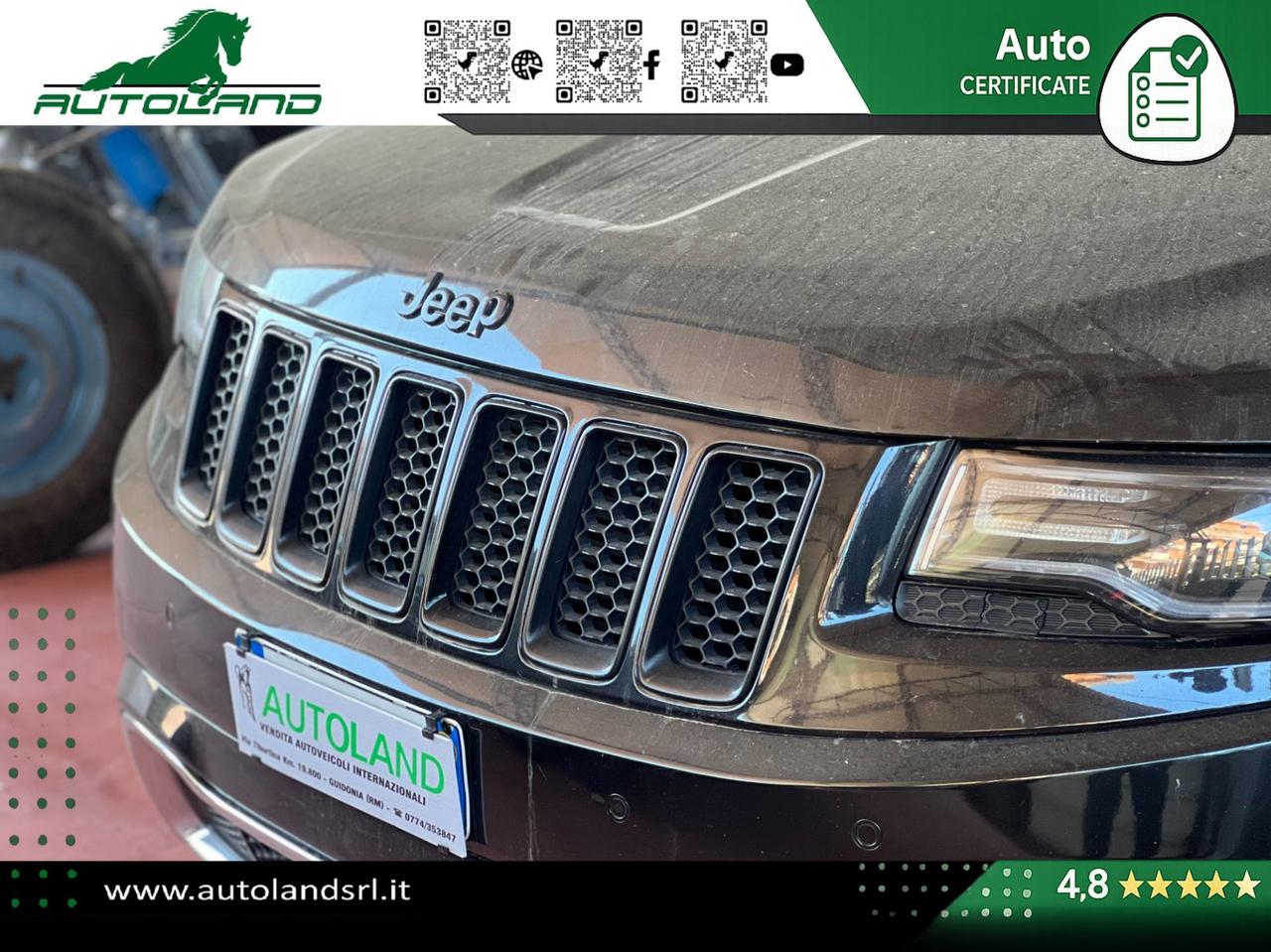 Jeep Grand Cherokee 3.0 crd V6 Overland 250cv auto