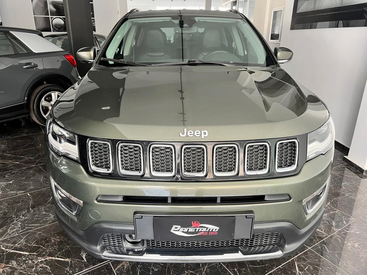 Jeep Compass 2.0 mjt Limited 4x4 170cv auto PELLE/LED/19; PERF.