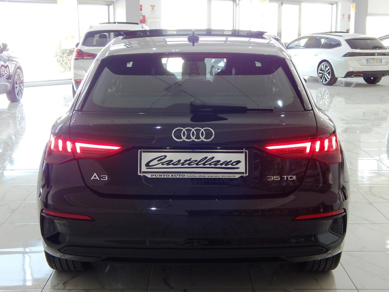 Audi A3 SPB Sportback 35 2.0 TDI S-Line Edition S-tronic TETTO-NAVI-PELLE