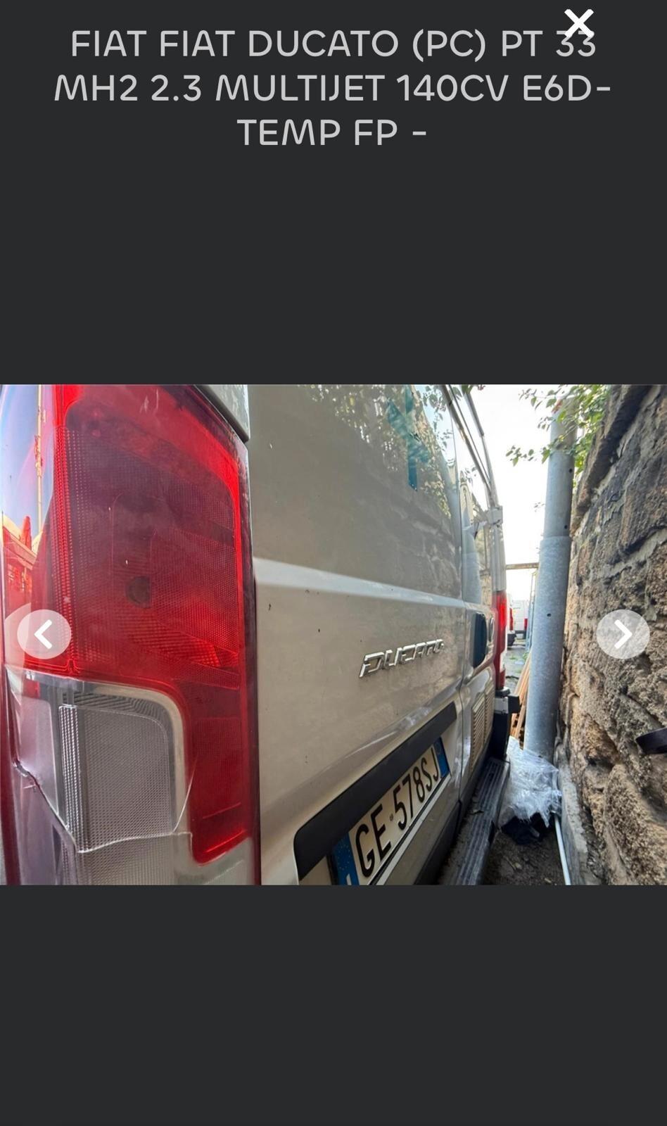 Fiat Ducato Mhd2 2.3 Multijet 140CV