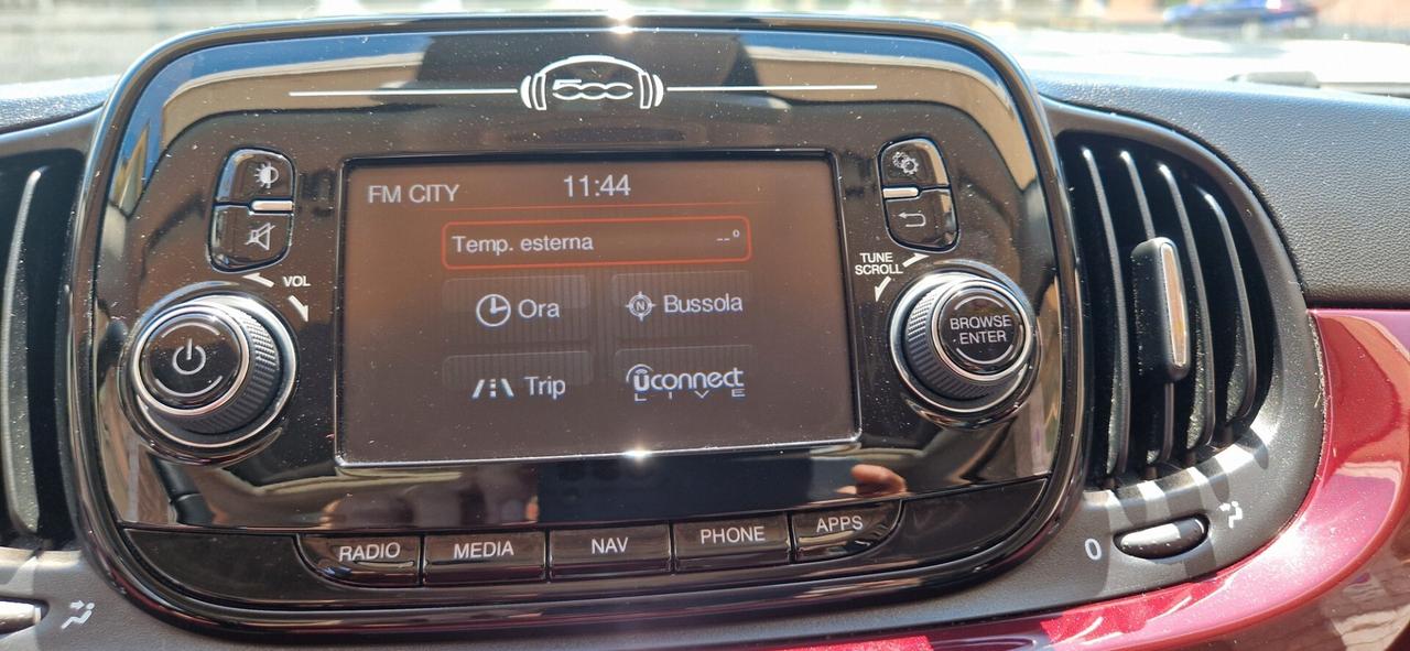 Fiat 500 1.2 Lounge TAGLIANDI / NAVI