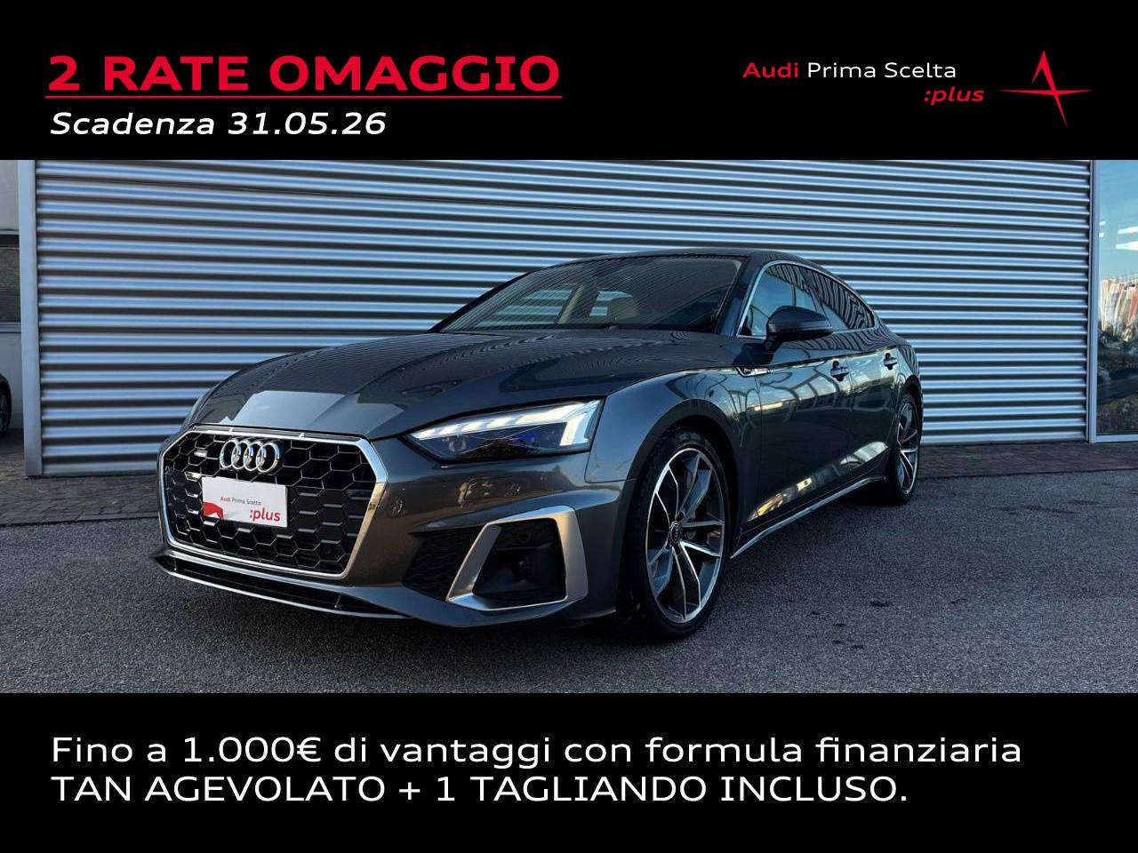 AUDI A5 SPORTBACK 40 TFSI MHEV S-TRONIC QUATTRO S-LINE