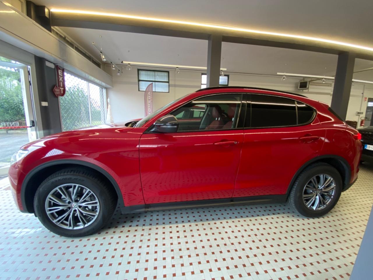 ALFA ROMEO STELVIO 2.2 SUPER Q4 PELLE ROSSA 190CV