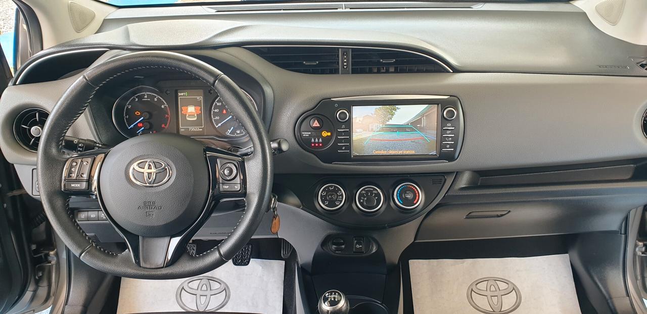 TOYOTA YARIS 1.5 BENZINA ANNO 2018 KM 73MILA