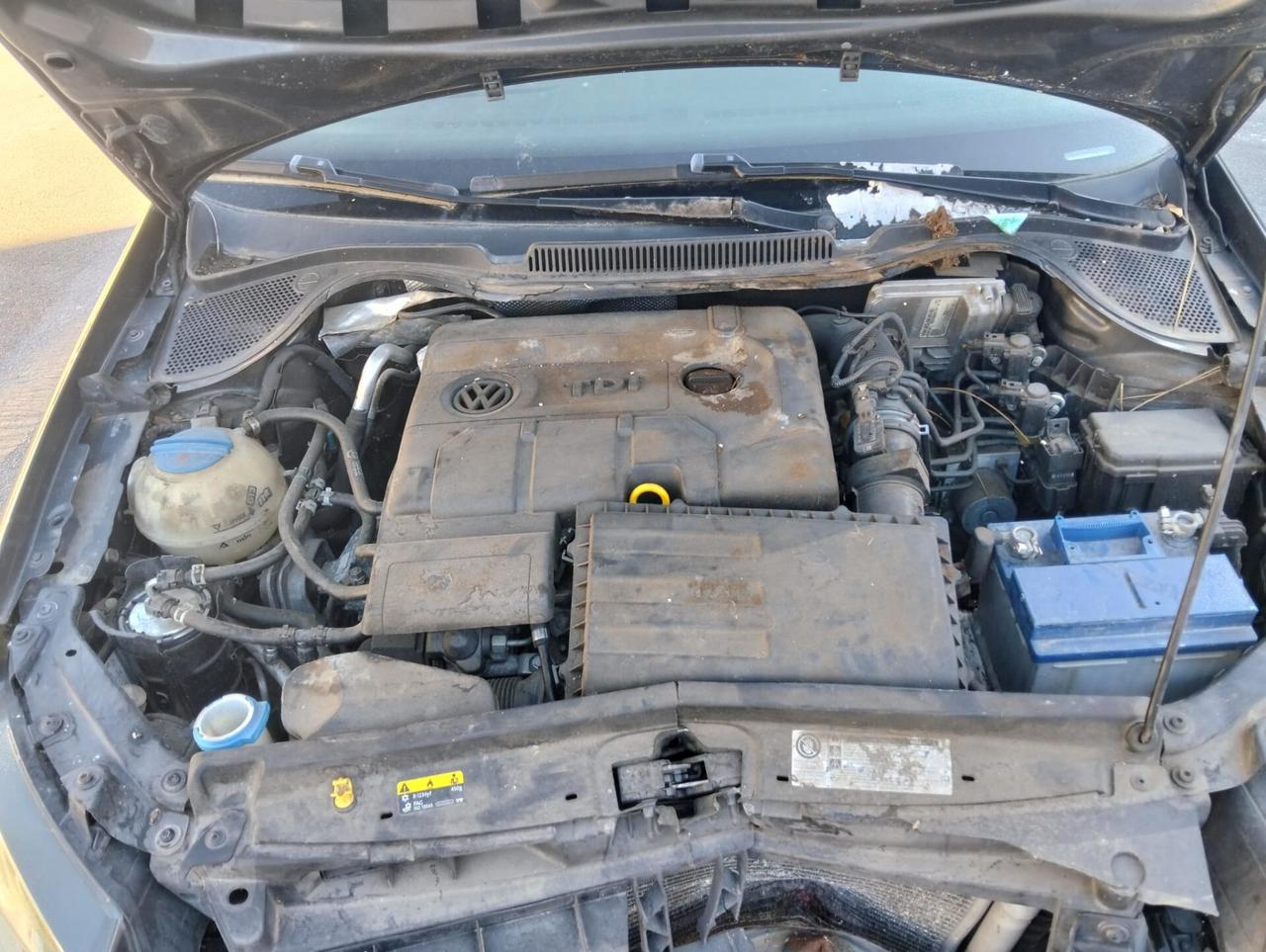 VW Polo 1.4 TDI 90cv DSG 2017 SINISTRATA