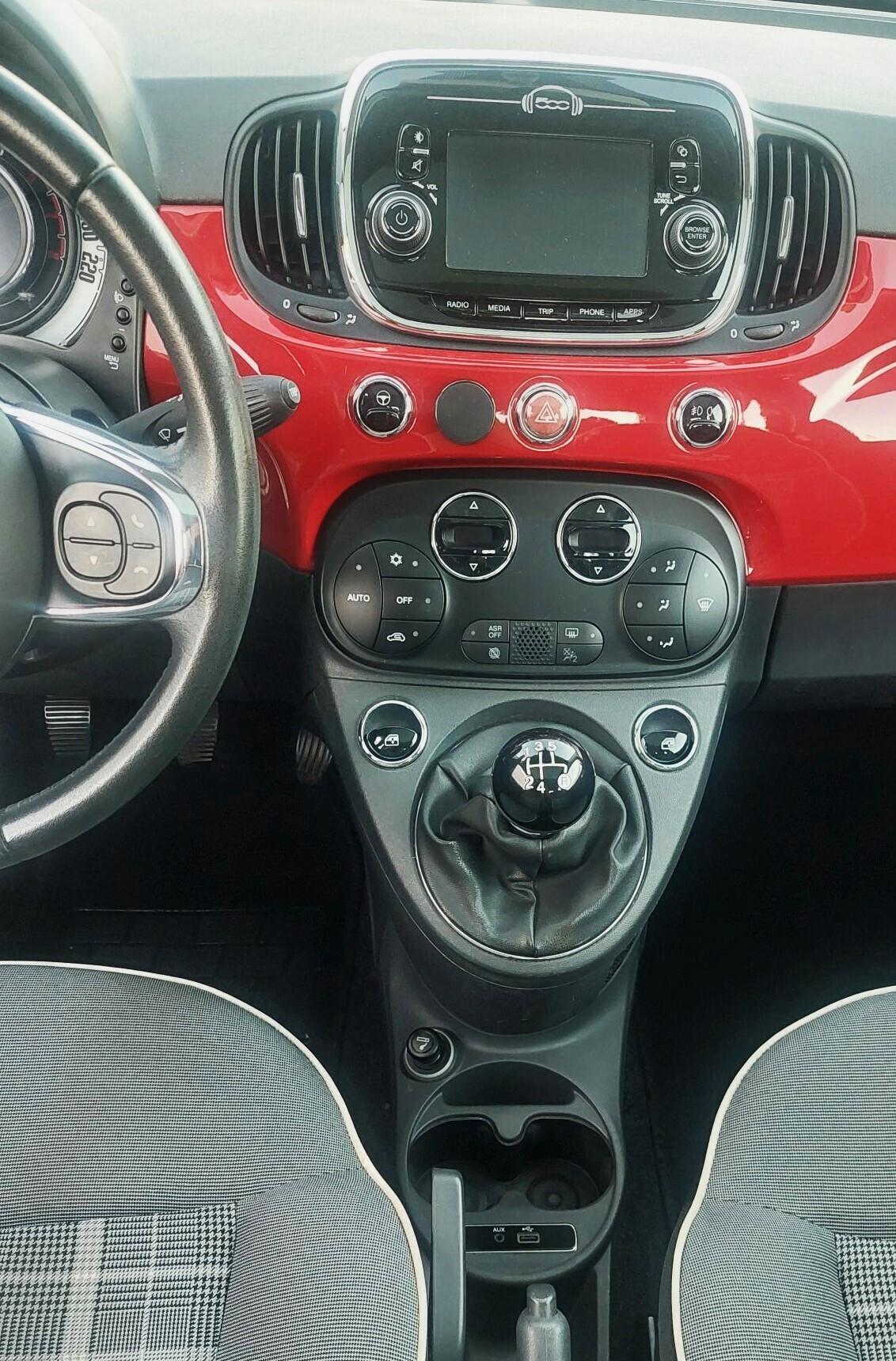 FIAT 500 LOUNGE-UNICO PROPRIETARIO- NEOPATENTATI