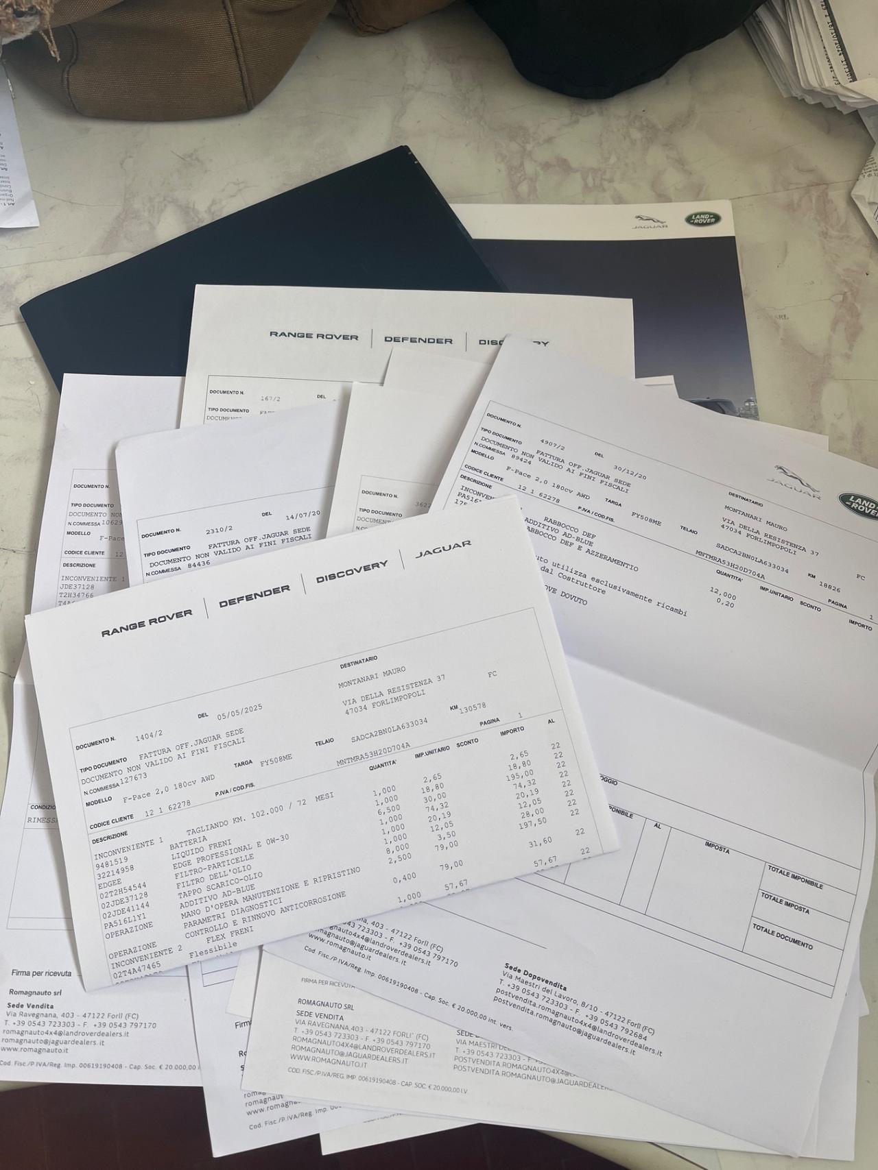 Jaguar F-Pace 2.0 D 180 CV AWD aut. R-Sport full optional