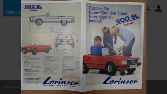 Mercedes-benz SL 500 Mini Junior By Lorinser