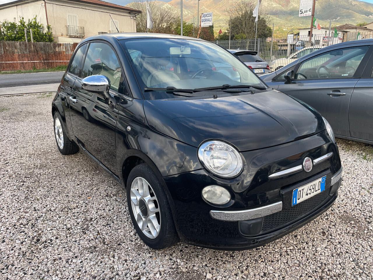 Fiat 500 1.2 BENZINA nero met. TAGLIANDO COMPLETO