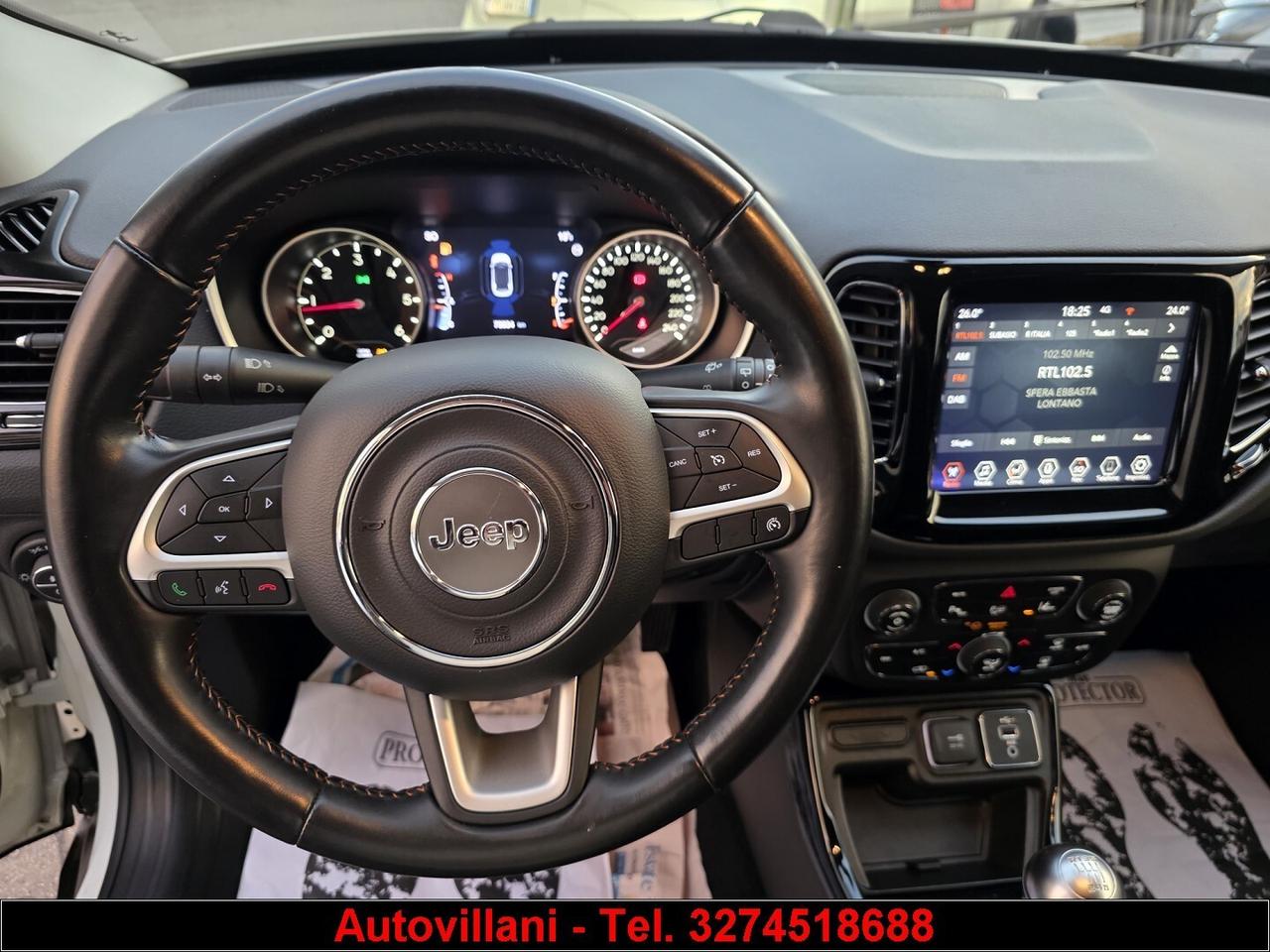 JEEP compass 1.6 mjt cv 120 limited anno 11/2020 km 78000
