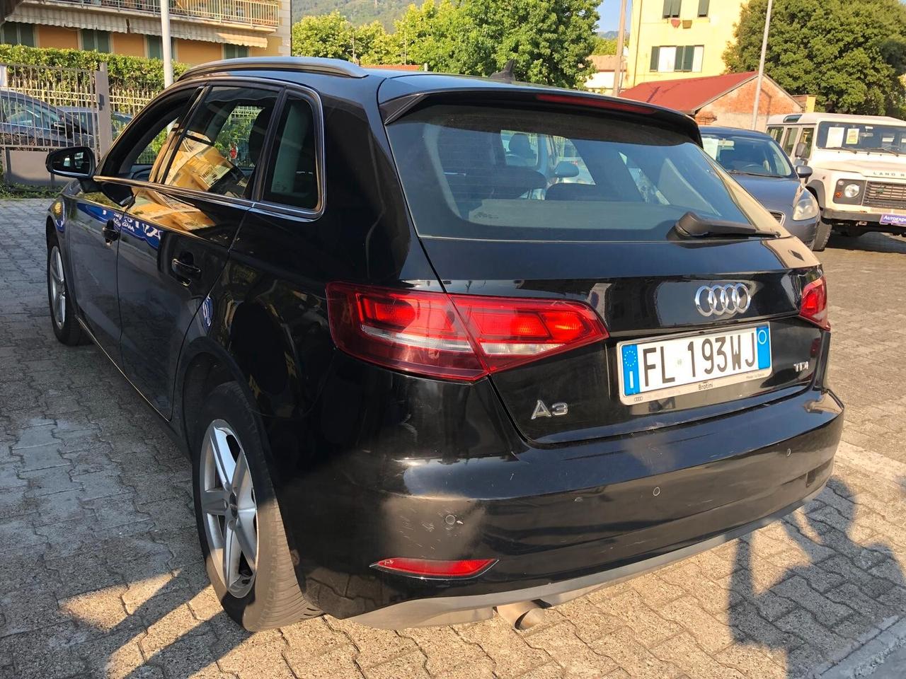 Audi A3 SPB 1.6 TDI 116 CV UNICO PROPRIEATRIO TAGLIANDATA GARANZIA EUROPEA 12 MESI CONFORMGEST