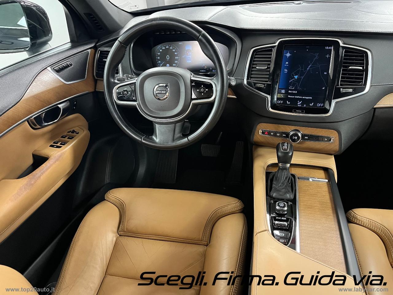VOLVO XC90 D5 AWD Geartronic Inscription|TOTAL BLACK|PELLE TOTALE