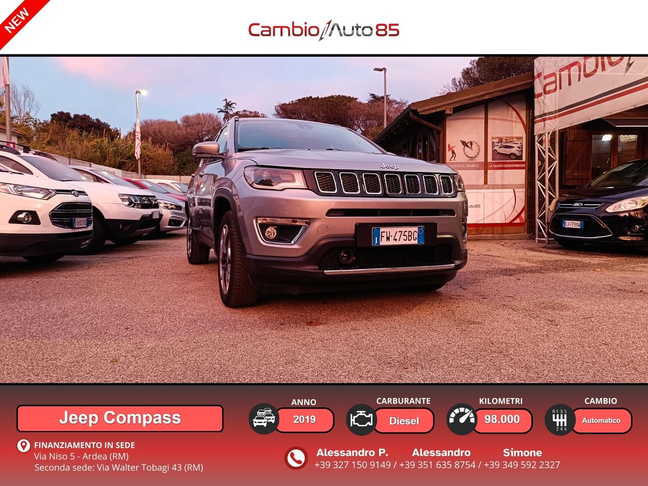 Jeep Compass 2.0 Multijet II 4WD Limited