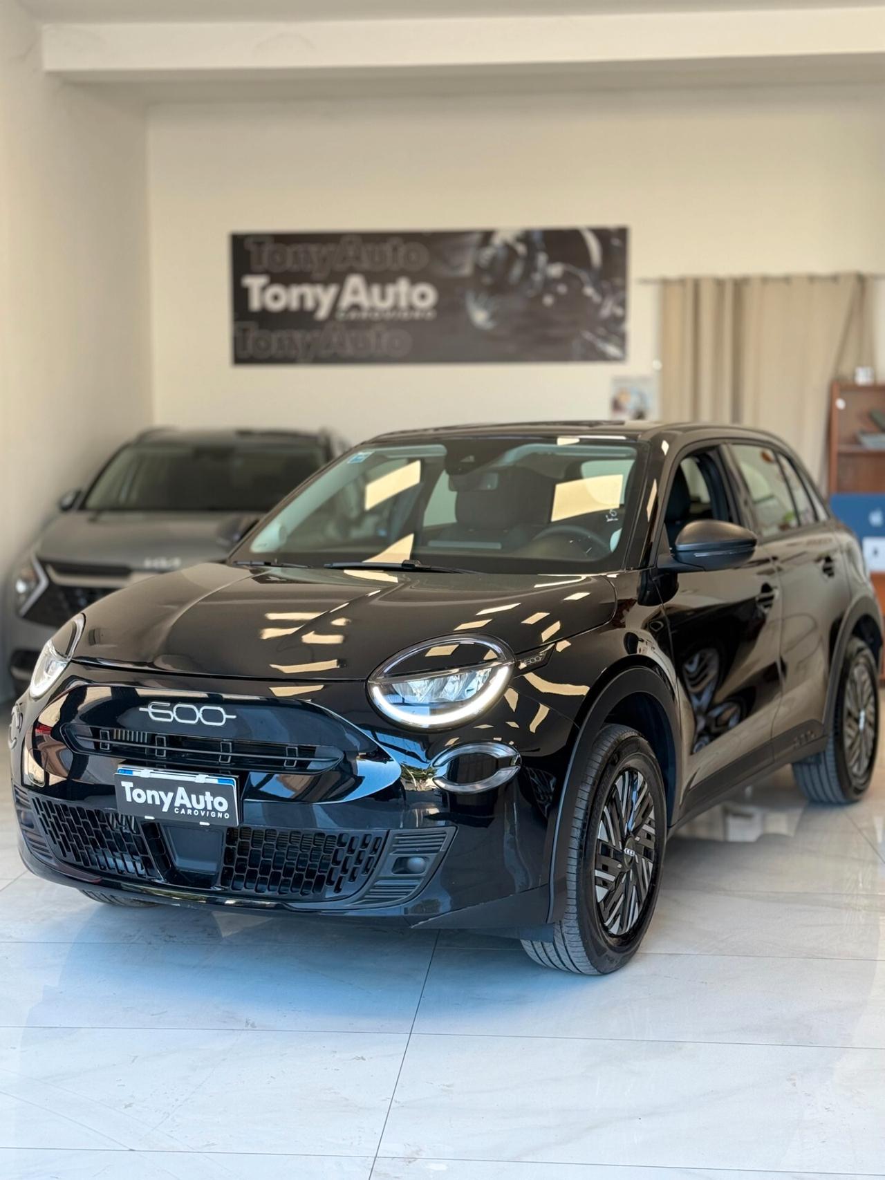 Fiat 600 1.2 hybrid La Prima II 110cv automatica APPLE CARPLAY,VIRTUAL COCKPIT,SENSORI PARCHEGGIO,GARANZIA UF