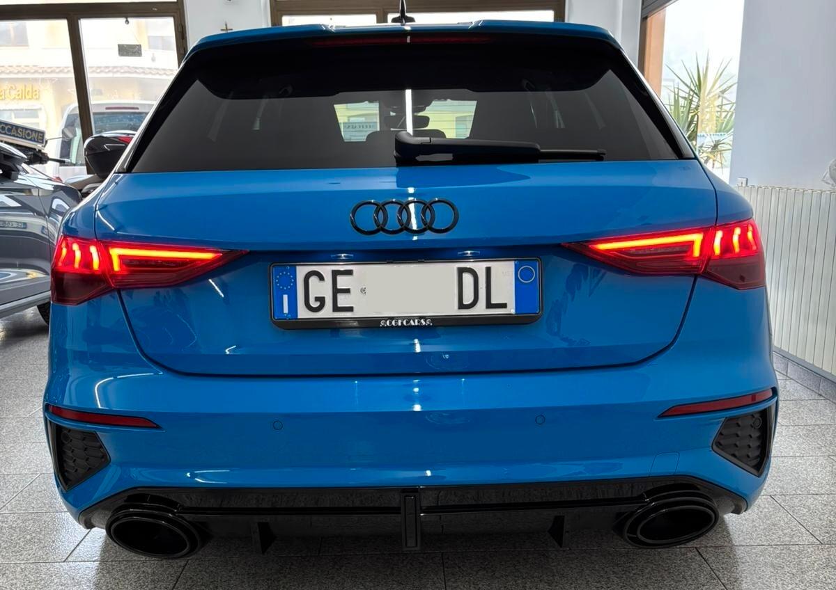 Audi A3 Sportback 45 TFSIe S line S-Tronic 245CV PLUG IN allestimento RS3