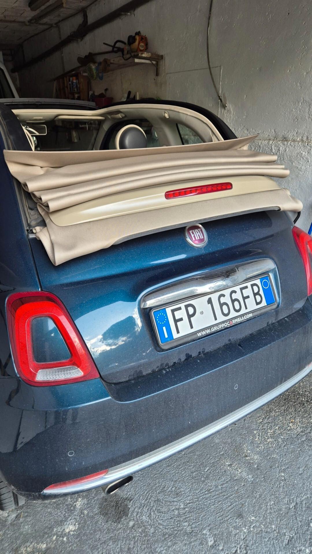 Doppio treno cerchi e gomme Fiat 500 C 1.2 Lounge
