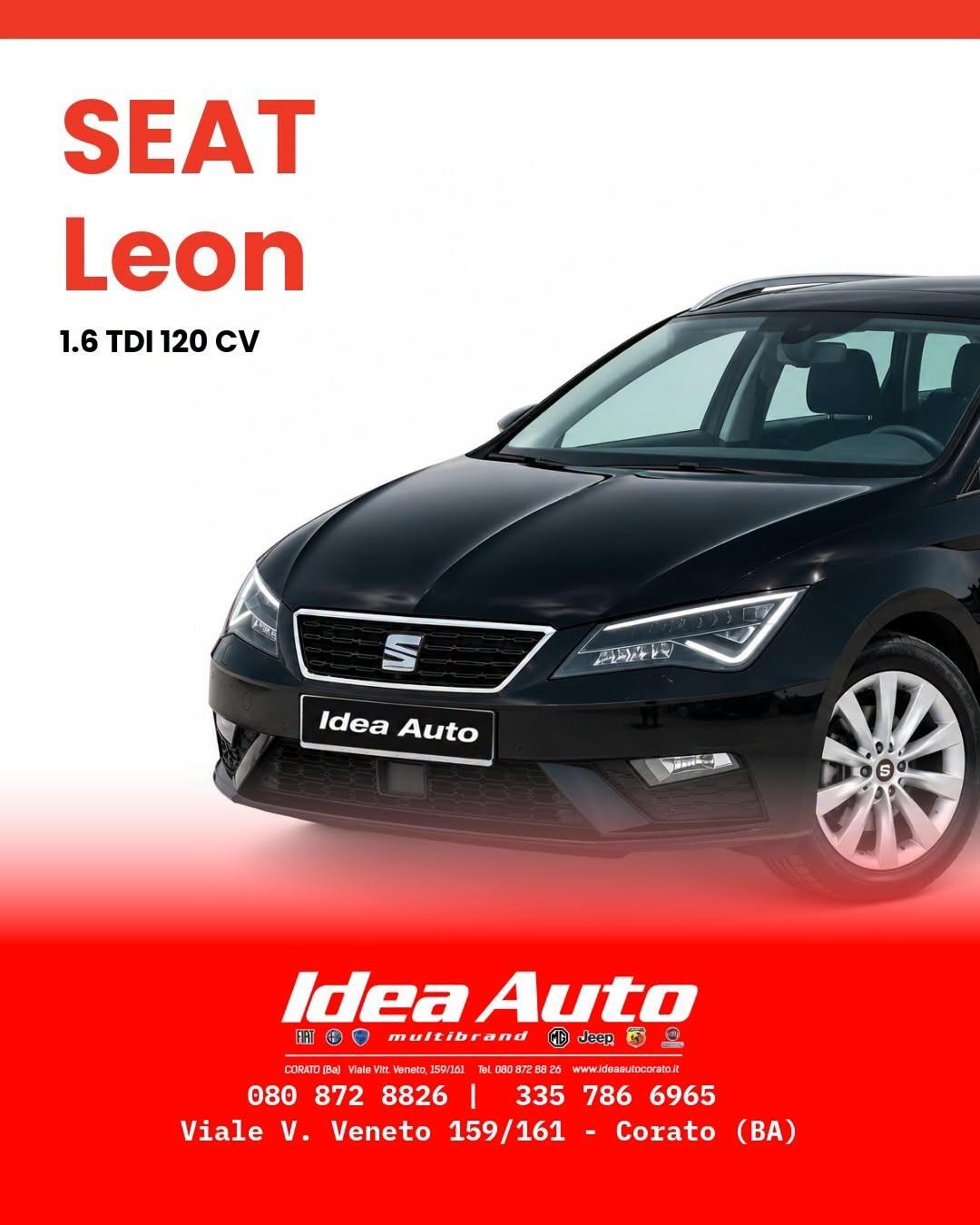 Seat Leon 1.6 TDI 110 CV DSG ST Start/Stop Style