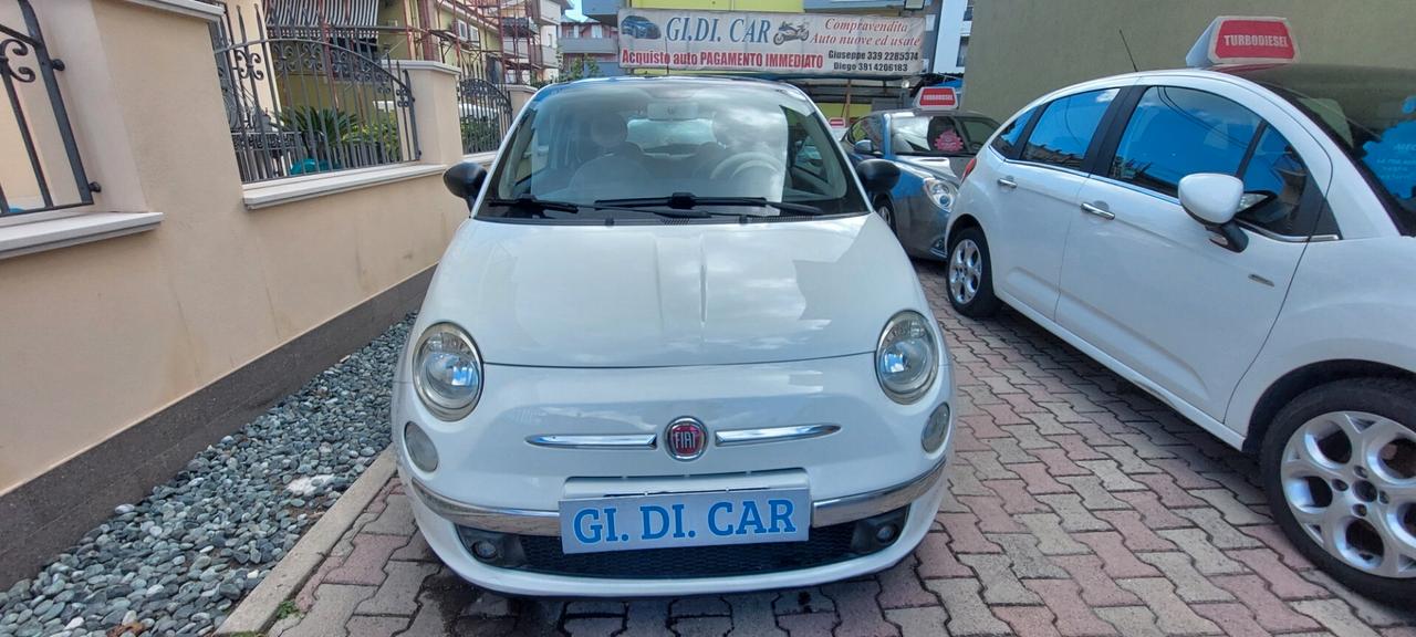 FIAT 500 LOUNGE 1,2 BENZINA TELEFONO TETTO PANORAMICO LEGA USB IMPECCABILE
