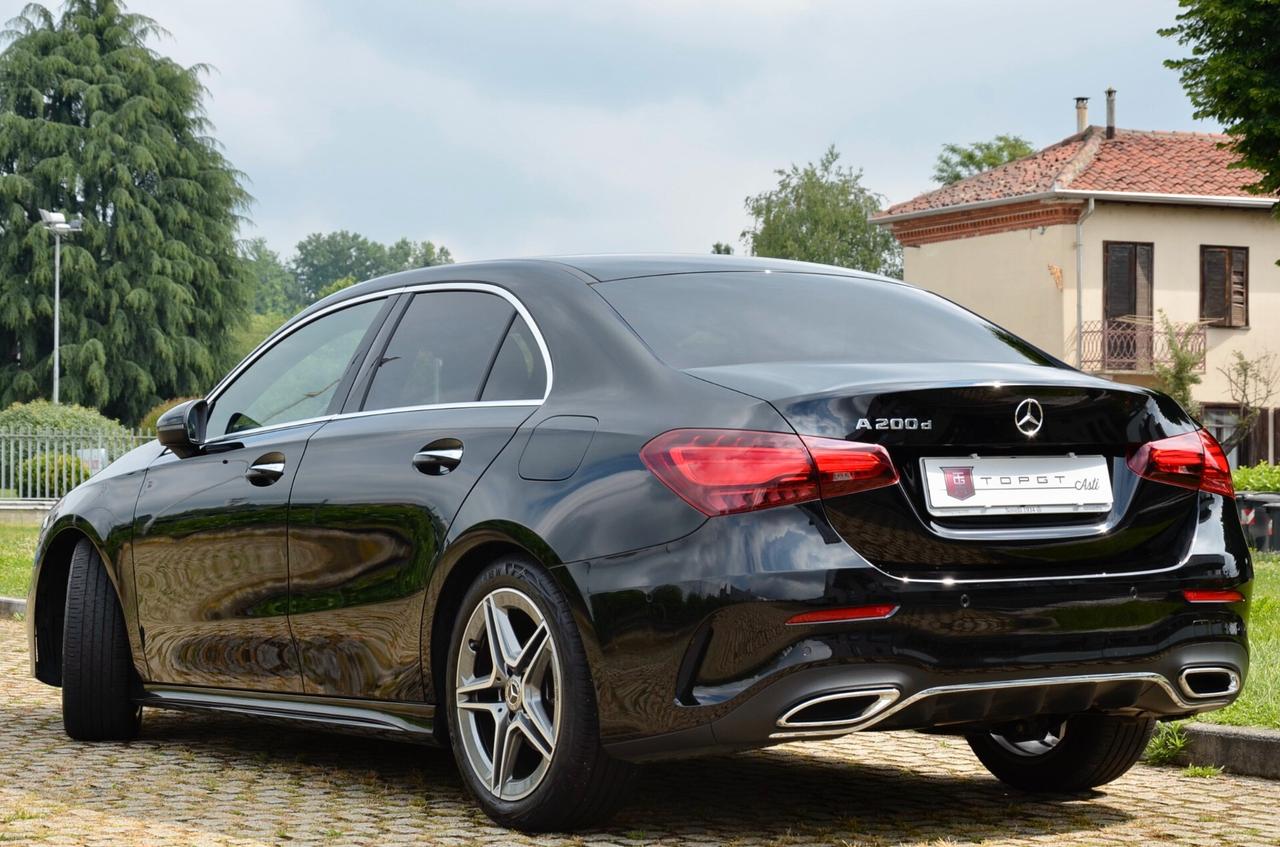 MERCEDES-BENZ A 200d SEDAN PREMIUM AMG 150cv AUTO, SERVICE UFF MERCEDES, UFF ITALIANA, UNICOPROP, EURO 6D, NAVI, RETROCAMERA, PERMUTE