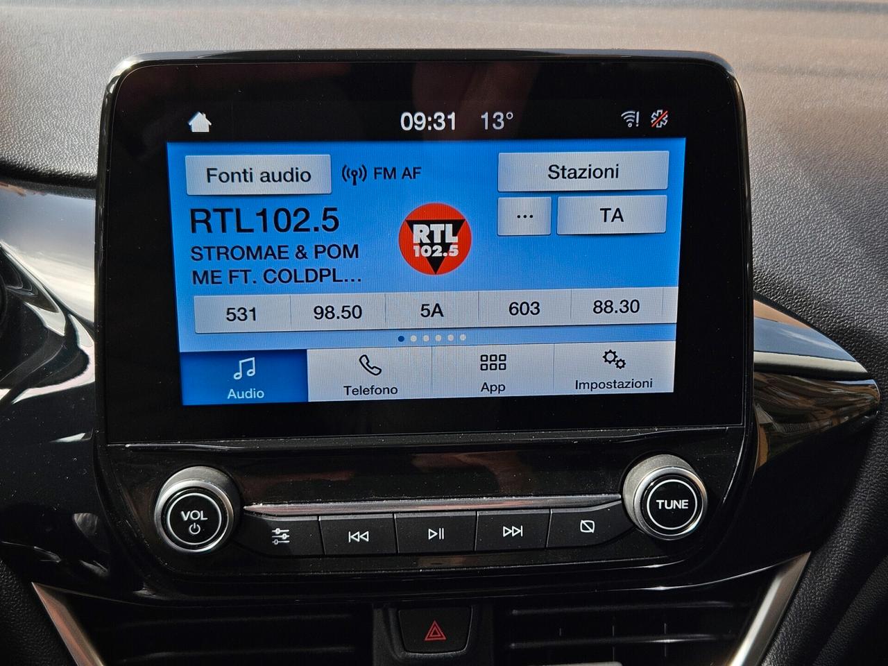 FORD FIESTA 1500 ECOBLUE 85CV CHILOMETRI CERTIFICA