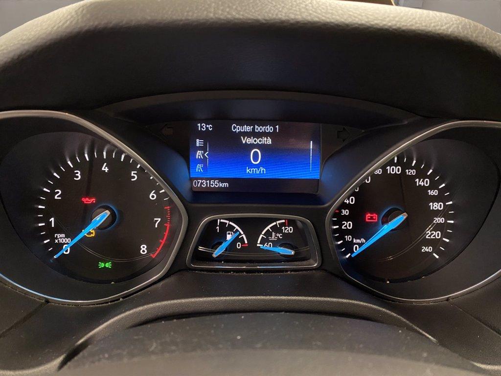 FORD Focus 5p 1.6 Plus Gpl 120cv del 2018