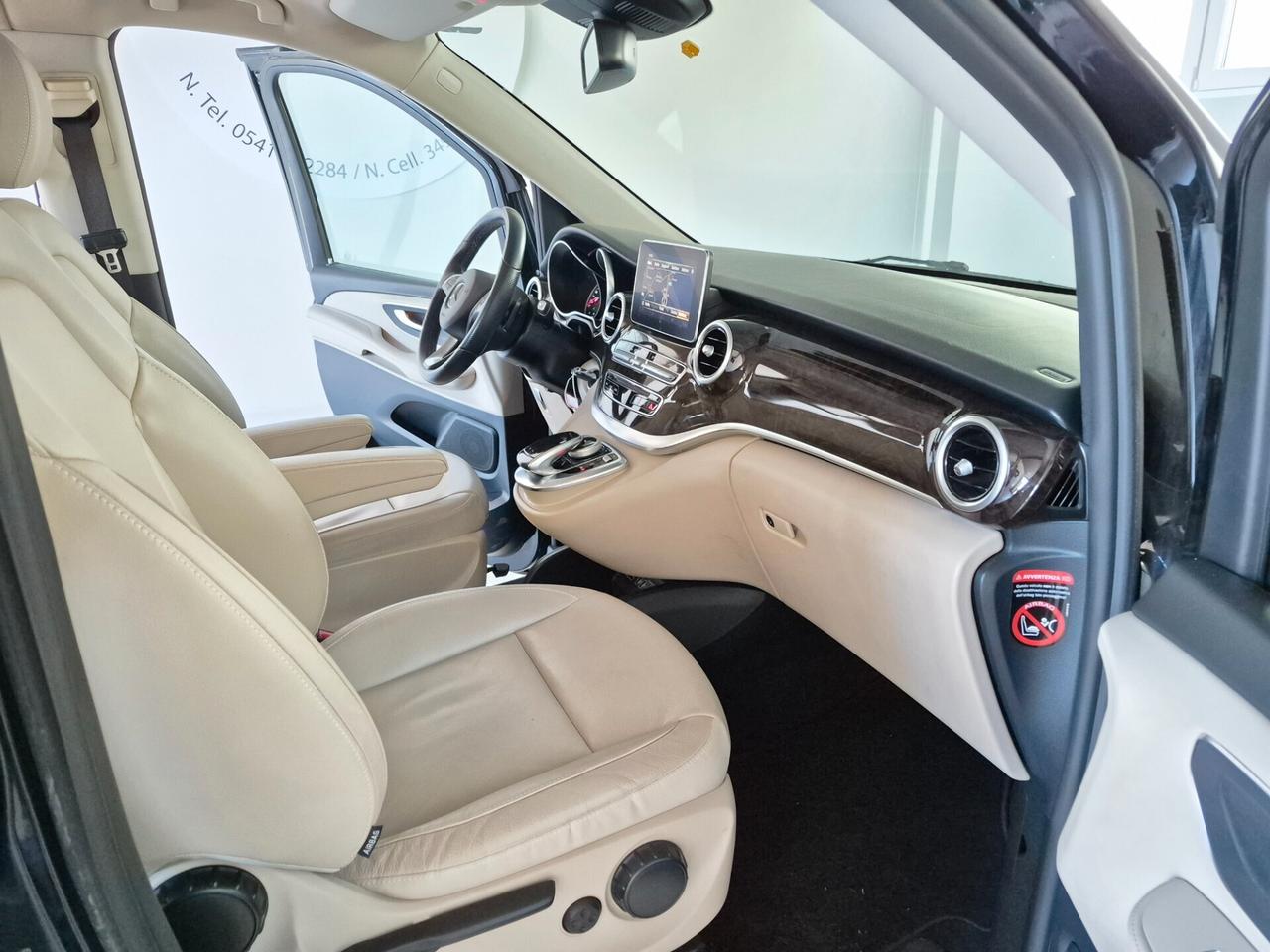 Mercedes-Benz V 220D AUTO PREMIUM BUSINESS LONG LED PELLE NAVI 7 POSTI CLIMA AUTO V. PRIVACY PREZZO + IVA AL 22%