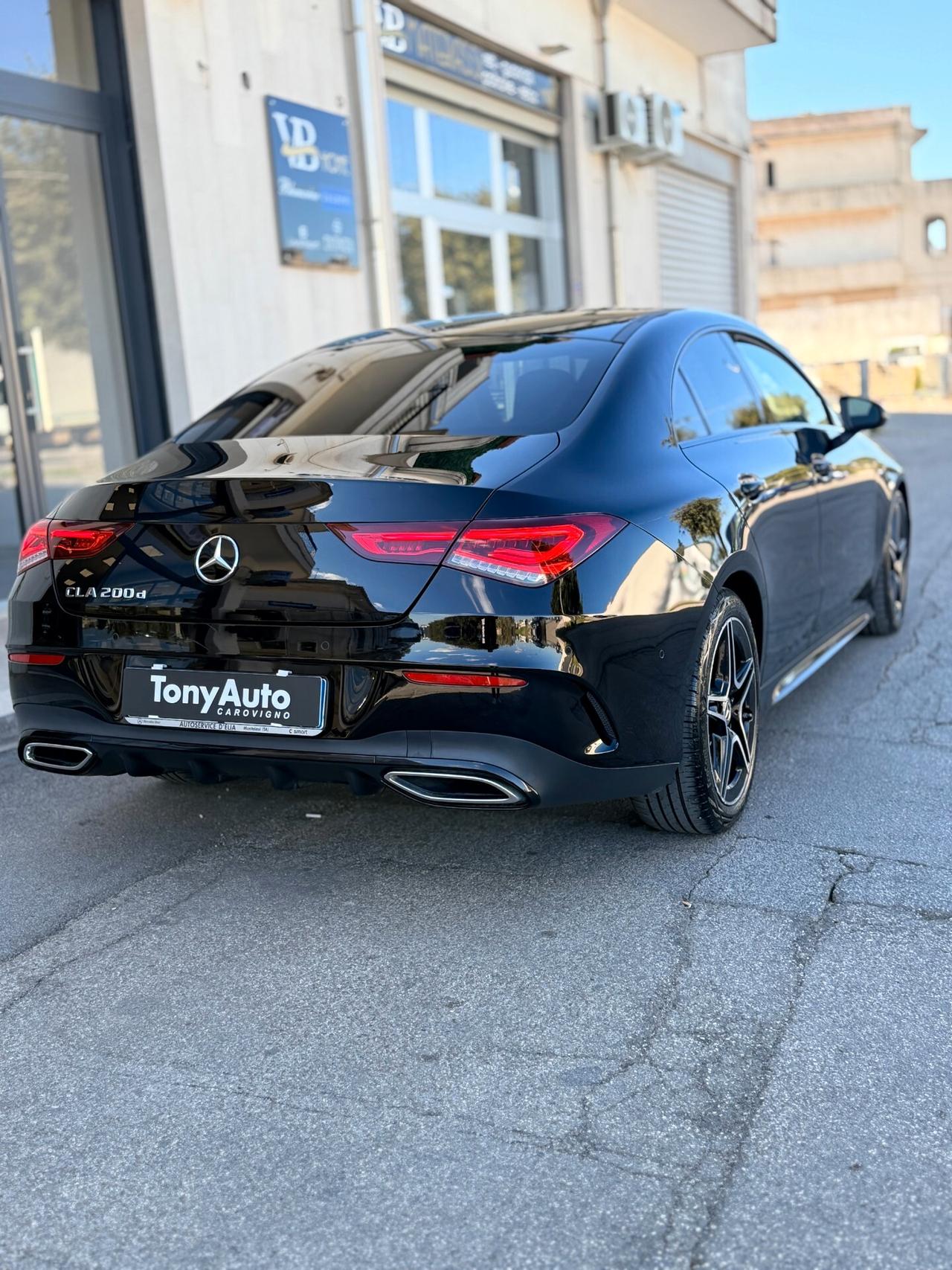 Mercedes-benz CLA 200 Coupe d 150 cv Premium auto AMG CON LUCI SOFFUSE,TELECAMERA,APPLE CARPLAY,VIRTUAL COCKPIT
