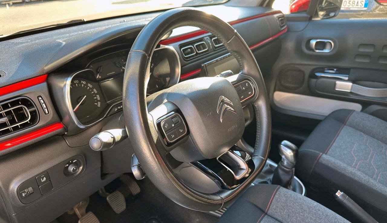 Citroen C3 PureTech 82 Shine Telecamera Apple e Android Auto Cerchi in Lega