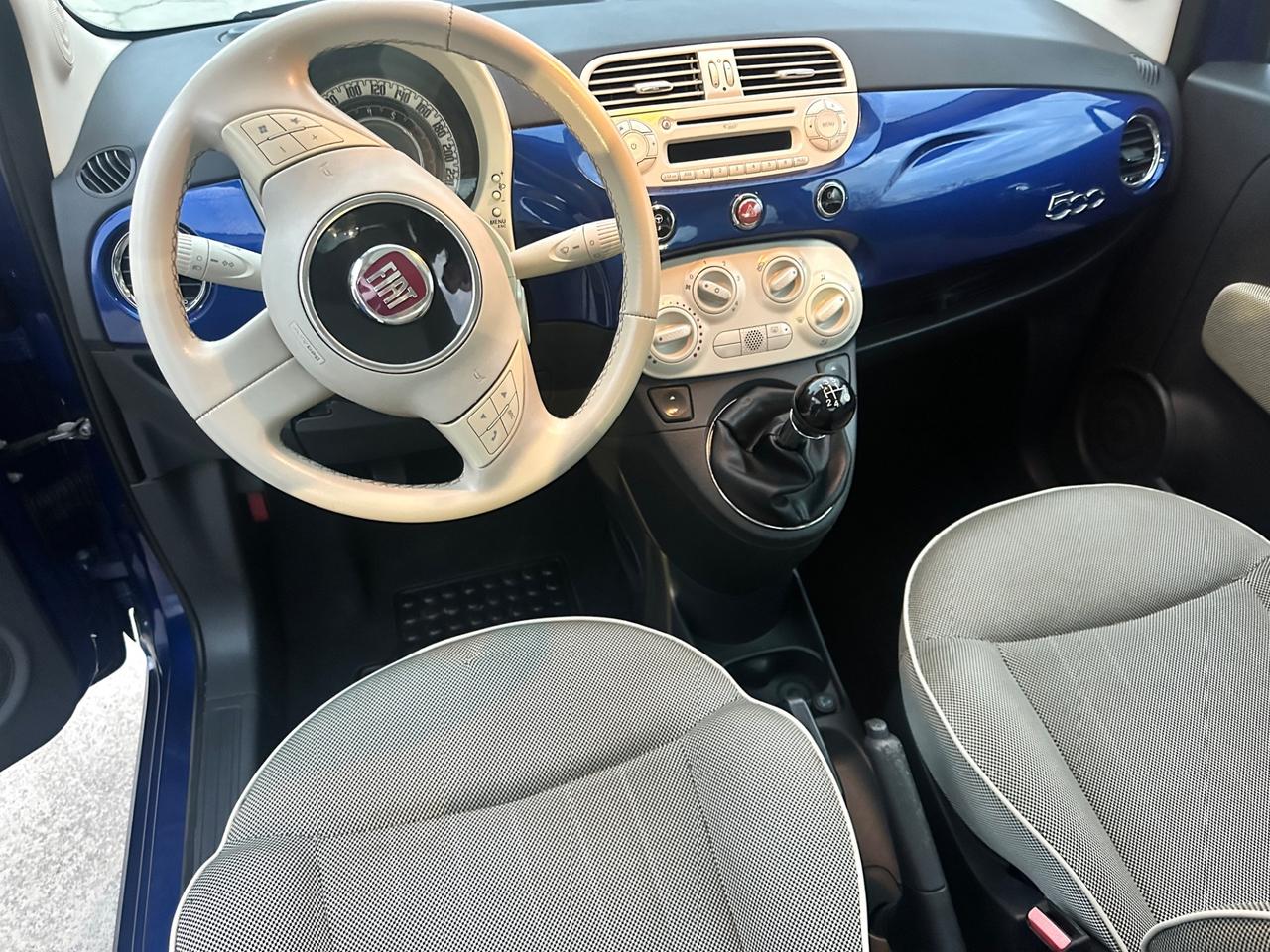 Fiat 500 1.2Benz 69cv Lounge 77000 KM ORIGINALI