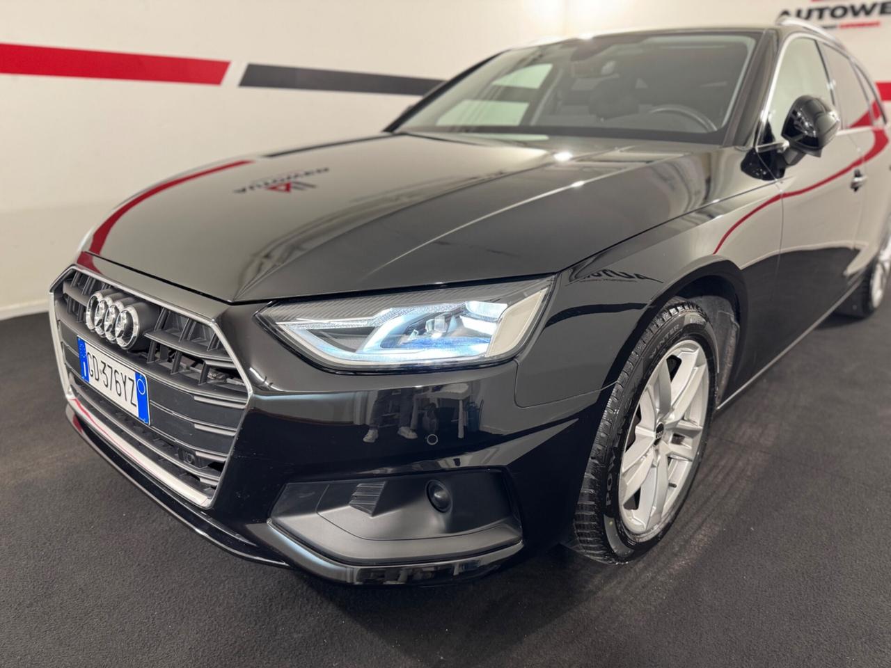 A4 Avant 2.0 Advanced FARI FULL LED, SENSORI ANT & POST, CRUISE ADATTIVO, APPLE CARPLAY E ANDROIDAUTO