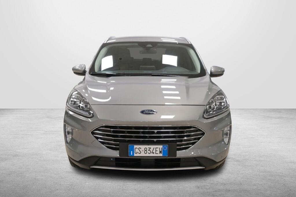 FORD KUGA 2.0 ECOBLUE 120CV POWERSHIFT 2WD TITANIUM X ( FARI LED - PDC - TELECAMERA POST. - COCKPIT - NAVI - MIRROR )