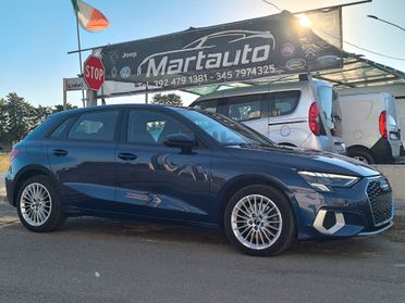 AUDI A3 2.0 TDI 116cv 05/2021 km49000 TAGLIANDI AUDI PELLE/NAV PLUS