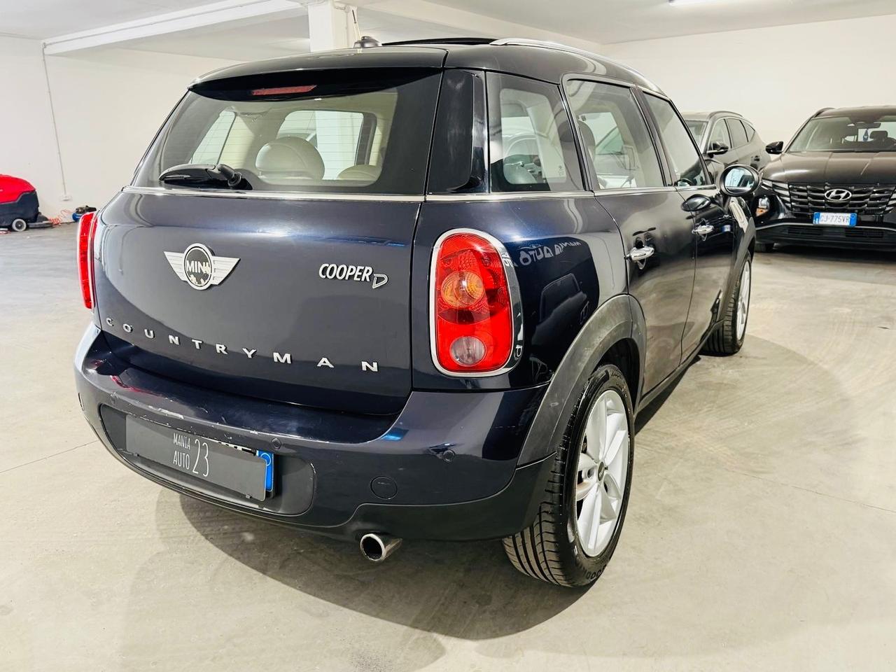 Mini COUNTRYMAN COOPER D ALL 4*1.6*111 CV*NEOPATENTATI*NAVI*TETTO*