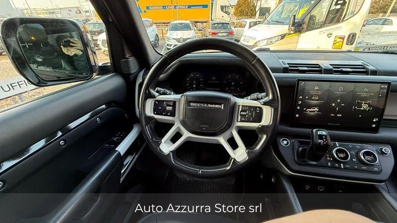 Land Rover Defender 90 3.0D I6 300CV AWD Auto X | IVA, UNIPRO, SERVICE RR, TETTO, 22'', ACC