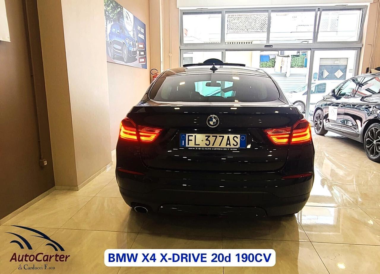 Bmw X4 X-drive-20d-TETTO APRIB-COME NUOVA