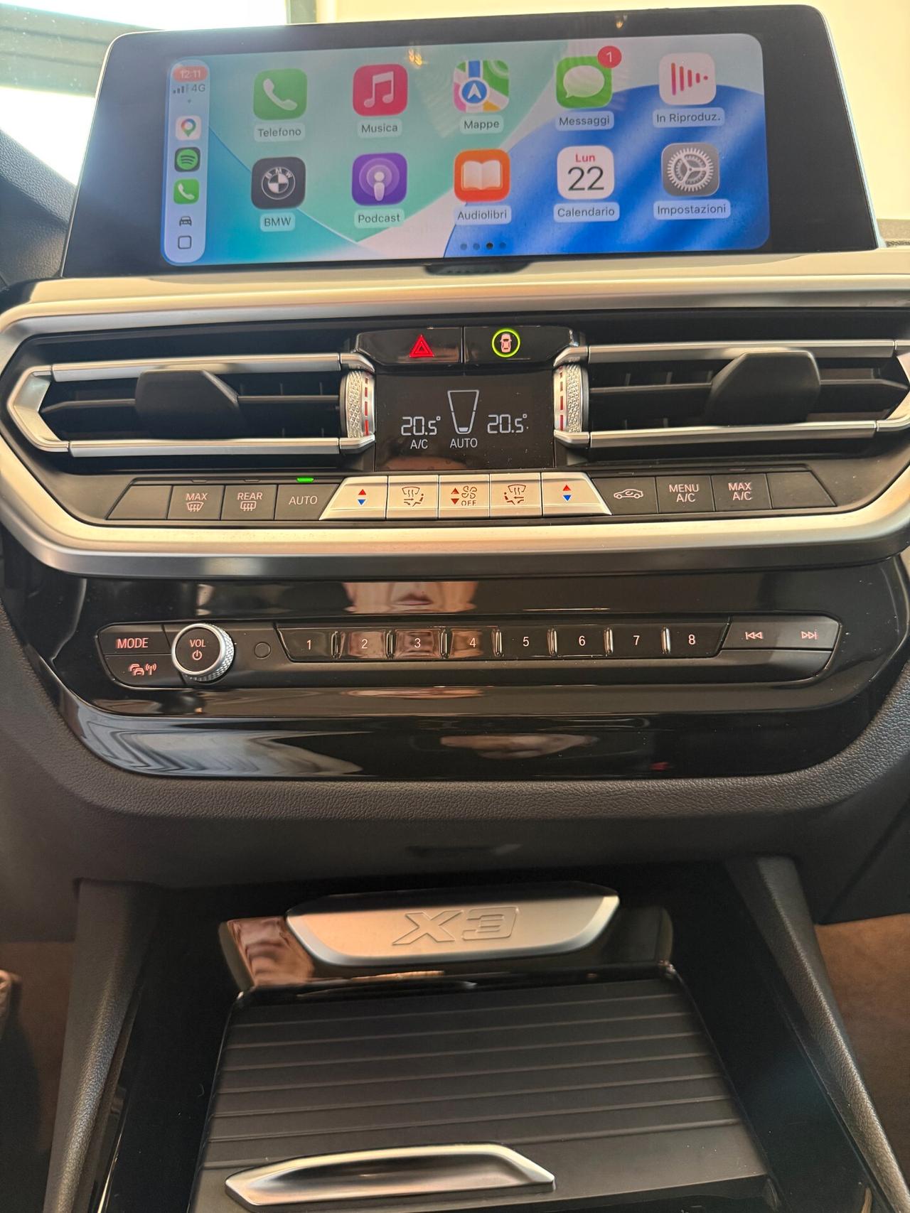 Bmw X3 G01 2021 Sdrive18d mhev 48V auto Pelle FullLed Retrocam CarPlay F1