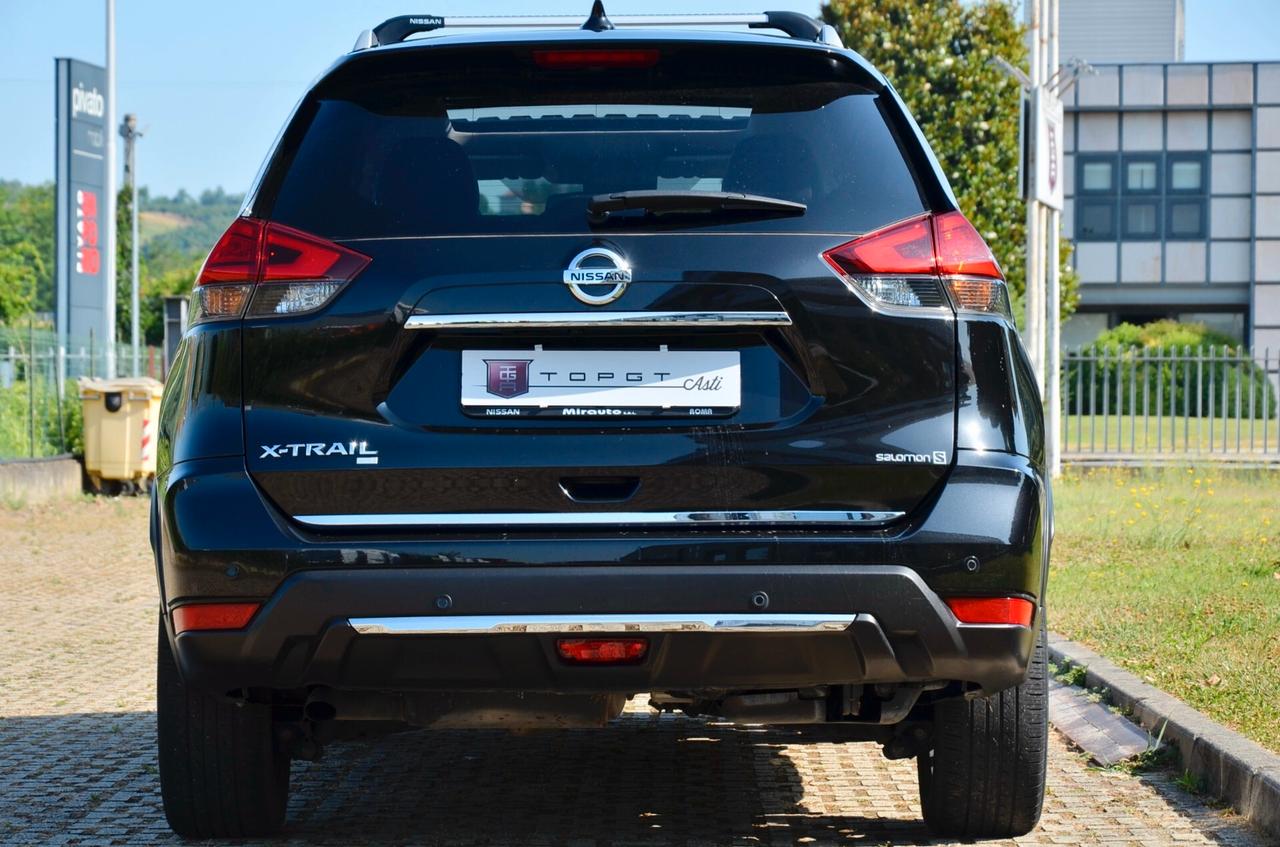 NISSAN X-TRAIL 1.7 DCI SALOMON S 2WD 150cv 7 POSTI, UNICOPR, SERVICE NISSAN, UFF ITALIANA, EURO 6D, TETTO, RETROCAMERA 360°, FARI LED, PERMUTE