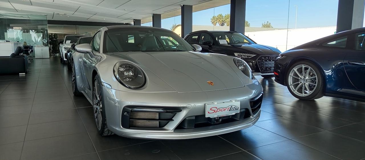 Porsche 992 Carrera Coupe' 385cv Tetto-Pelle-Navi-Sport Crono-Matrix-R21/20-Burmaster