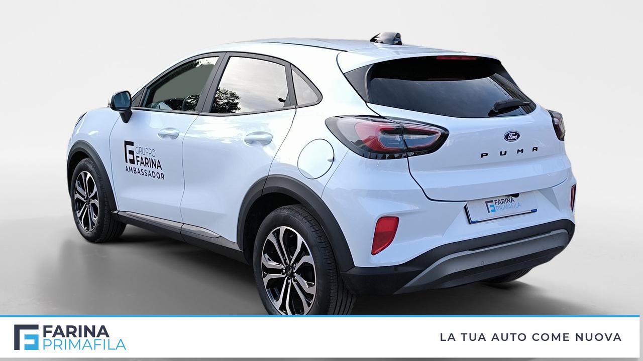 FORD Puma Titanium 1.0 EcoBoost Hybrid 125CVTrasmissione manuale a 6 rapporti Trazione anteriore