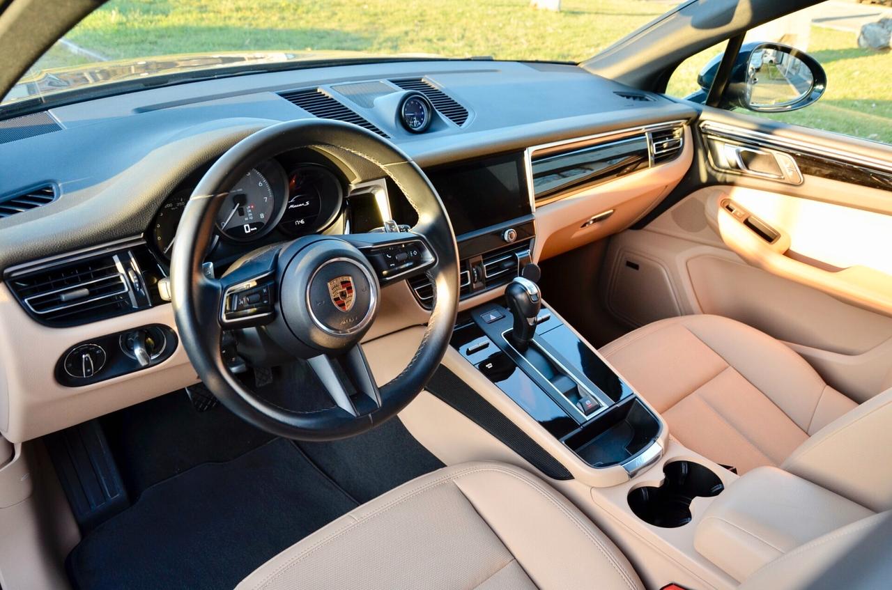 PORSCHE MACAN 2.9 S 380cv PDK, SERVICE UFF PORSCHE, SOSPENSIONI, HI-FI BOSE, SPORT CHRONO, FULL LED, 21", PERMUTE