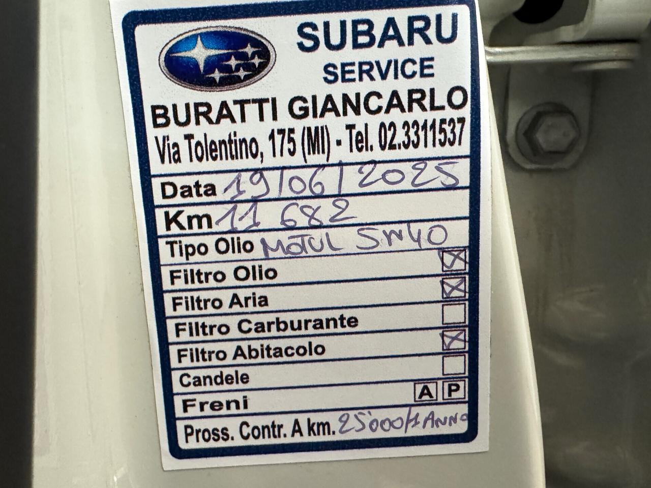 Subaru Impreza XV 1.6i Aut-4x4- Style Navi Km12000!! Certificati-GarantitaSubaru