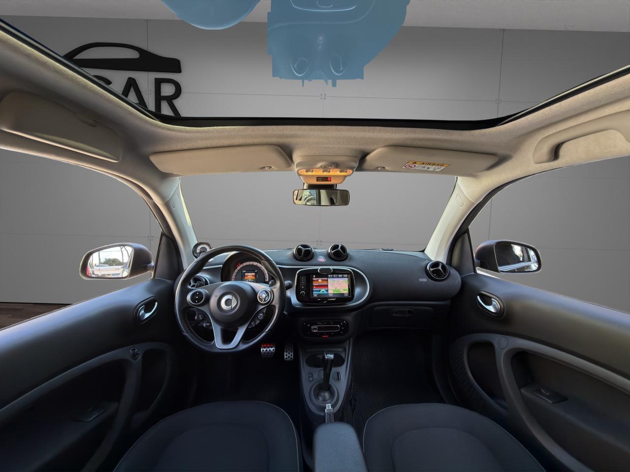 Smart fortwo coupe 0.9 Turbo Allestimento Brabus 90cv - Unico proprietario - Cerchi in lega - Luci Led - Tetto panoramico - Schermo touch