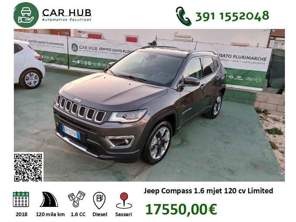 Jeep Compass 1.6 Multijet II 2WD Limited 120cv
