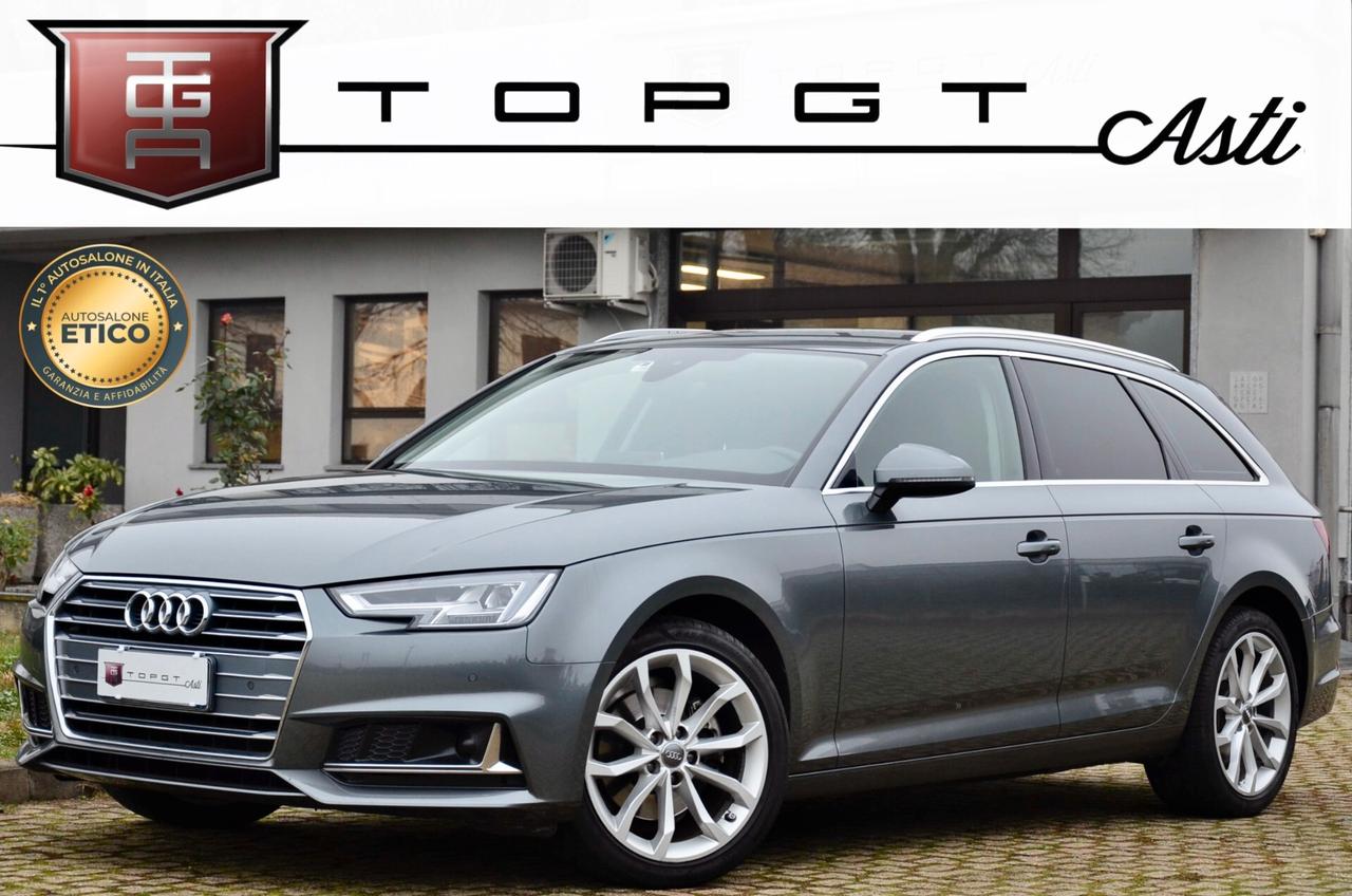 AUDI A4 AVANT 2.0 TDI BUSINESS SPORT 150cv S-TRONIC, UFF ITALIANA, SERVICE AUDI, EURO 6D, FARI LED, NAVI, VIRTUAL COCKPIT, PERMUTE