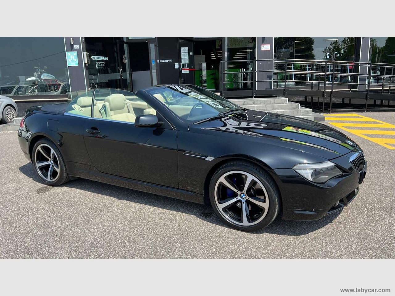 BMW 650i Cabrio 367CV 8 CILINDRI DA COLLEZIONE